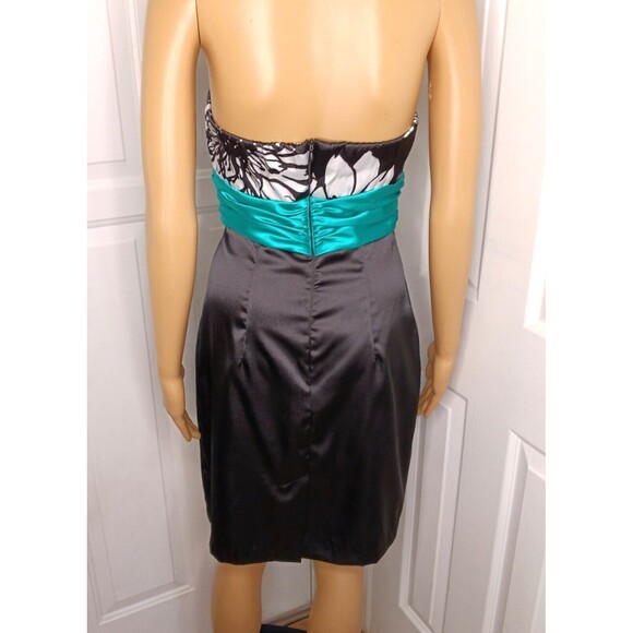 Women's Strapless Mini Dress Size 5 Party Clubbing Prom Wedding Made in USA - Picture 6 of 10